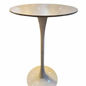 white tulip bar table round