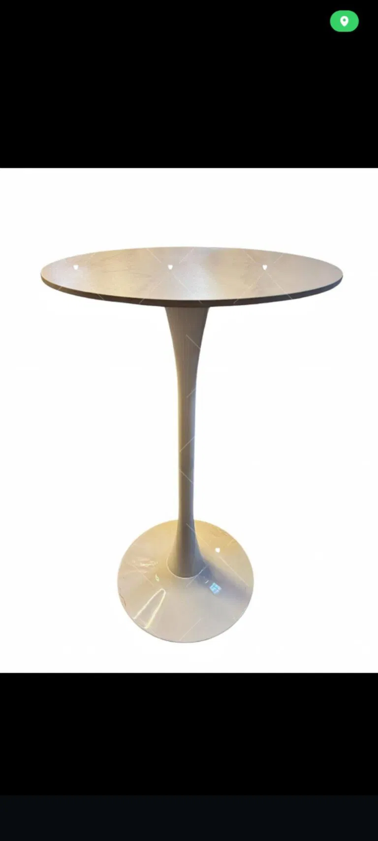 white tulip bar table round white tulip bar table round