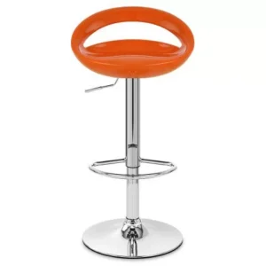 bubble barstool orange