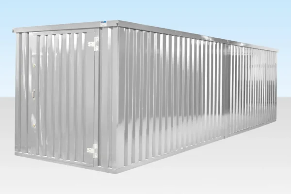 6m x 2.1m end linked flat packed galvanised3 600x400 1