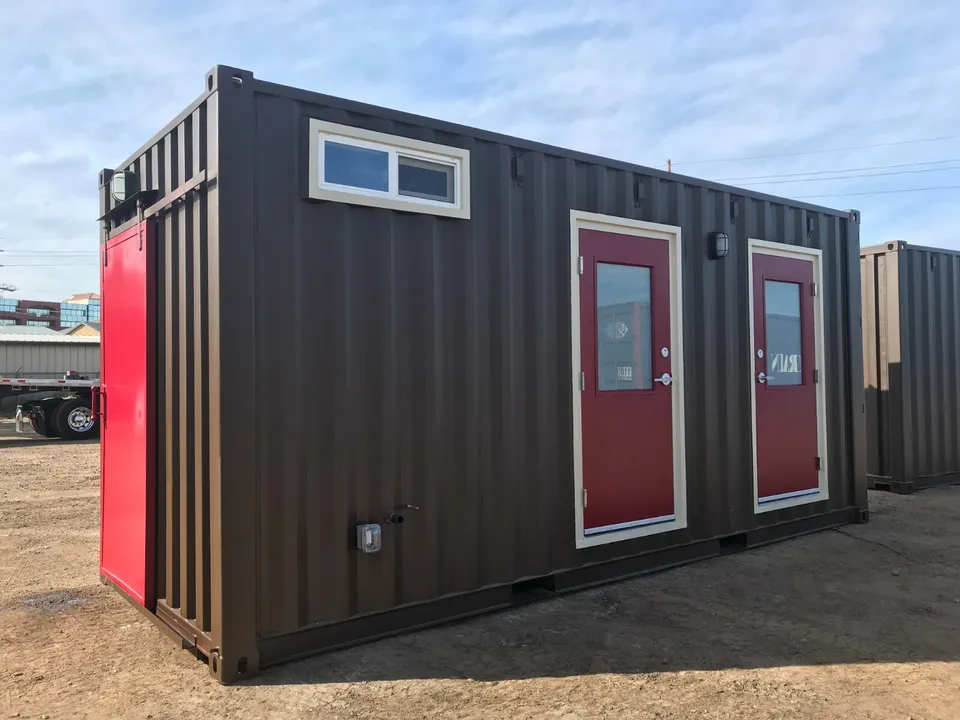 restroom shipping container conex portable bathroom